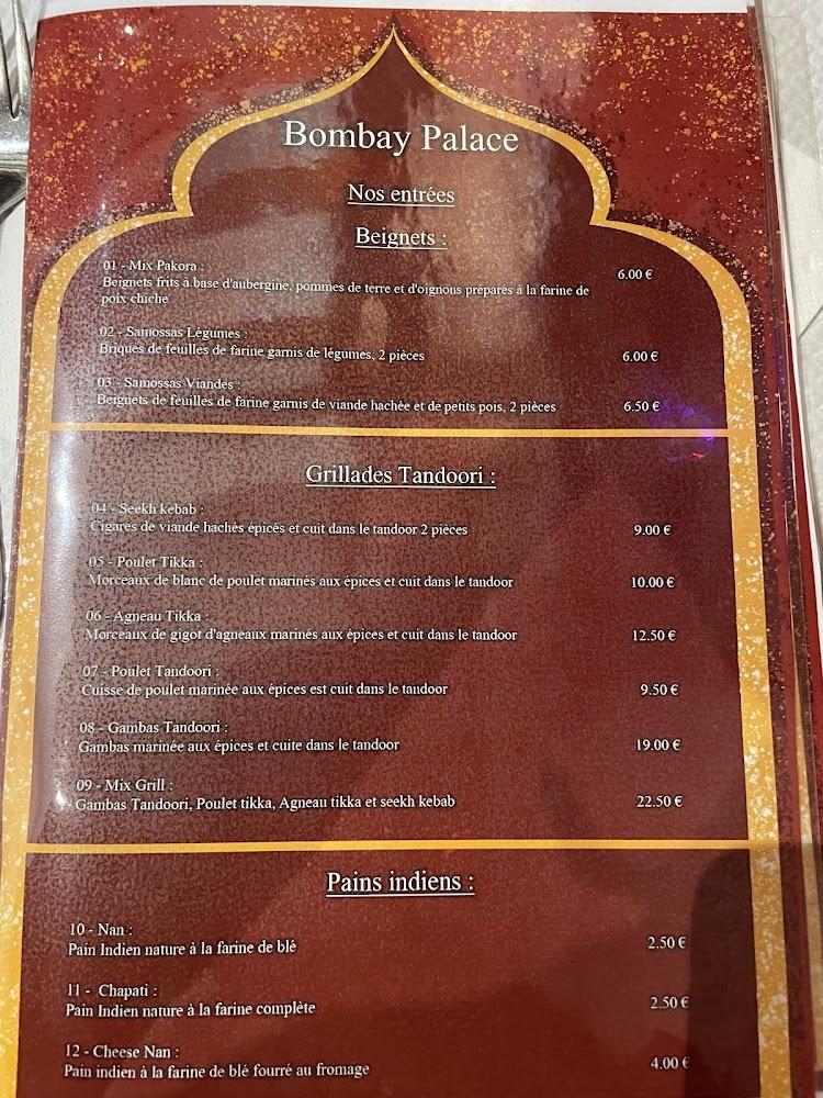 Le Bombay Palace - Menu Image 3